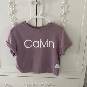 Short sleeve sweatshirt